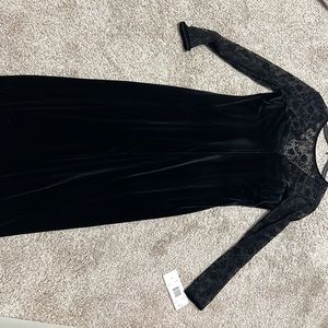 Velvet formal dress